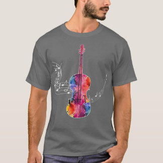Violin violet 1 t-shirt