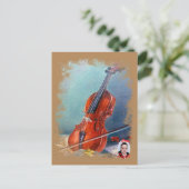 Violín/Violin Briefkaart (Staand voorkant)