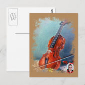 Violín/Violin Briefkaart (Voorkant / Achterkant)
