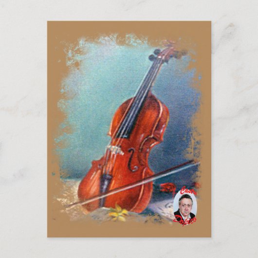 Violín/Violin Briefkaart (Voorkant)
