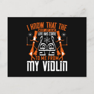 Violin - Violin is de vreugde van mijn leven Briefkaart