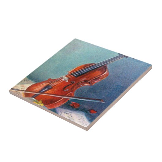 Violín/Violin Tegeltje (Zijkant)