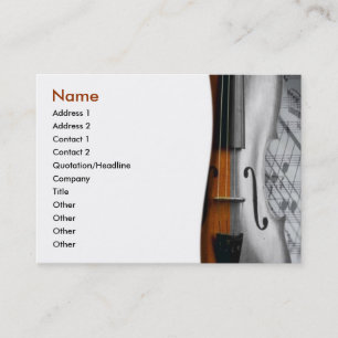 Violin Visitekaartje