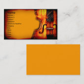 Violin Visitekaartjes (Voorkant / Achterkant)