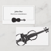 Violin Visitekaartjes (Voorkant / Achterkant)