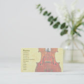 VIOLIN-Visitekaartjes Visitekaartje (Staand voorkant)