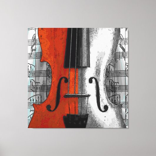 Violin Wrapped Canvas (Voorkant)
