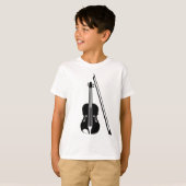 Violin - zwart t-shirt (Voorkant volledig)
