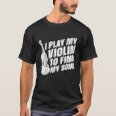 Violinist Fiddle Fiddler Violin T-shirt (Voorkant)
