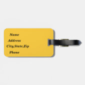 Violinist, Rock the House_ Bagagelabel (Achterkant horizontaal)