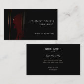 Violinist Slogans Visitekaartje (Voorkant / Achterkant)