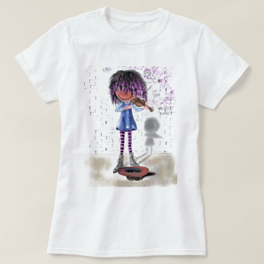 Violinist T-shirt (Design voorkant)