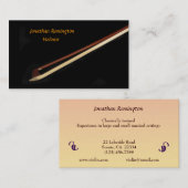 Violinist Visitekaartje (Voorkant / Achterkant)