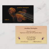 Violinist Visitekaartje (Voorkant / Achterkant)
