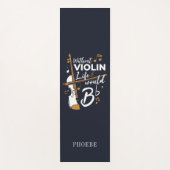 Violinist zonder geweld zou een flat zijn yogamat (Voorkant)