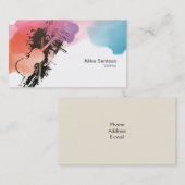 Violinistisch Visitekaartje (Voorkant / Achterkant)