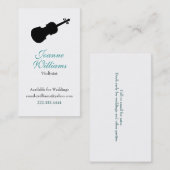 Violinistisch Visitekaartje (Voorkant / Achterkant)