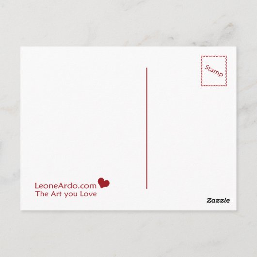 Violins Briefkaart (Achterkant)