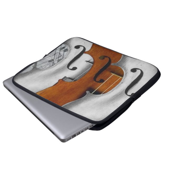 Violins Electronics Bag Laptop Sleeve (Voorkant onderkant)