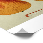 Violins (LtoR): de 'Alard' van Antonio Stradivariu Poster (Hoek)