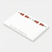 Violins personaliseren post-it® notes (Schuin)