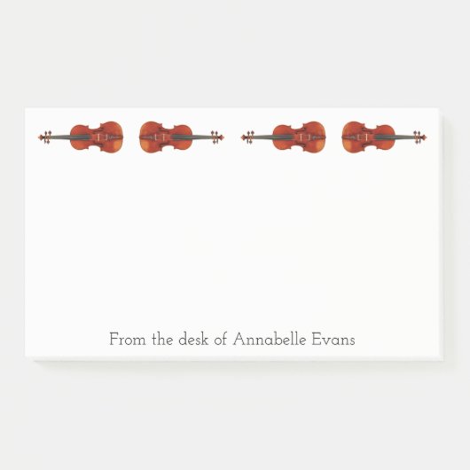 Violins personaliseren post-it® notes (Voorkant)