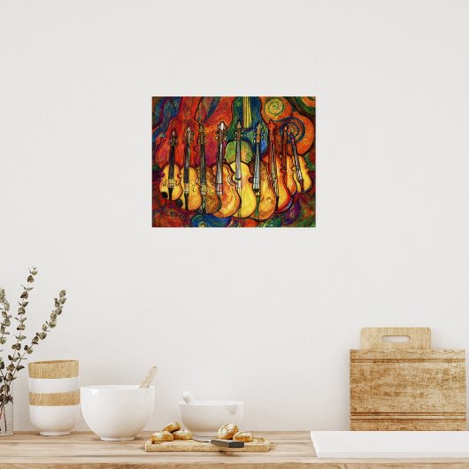 Violins Poster (Keuken)