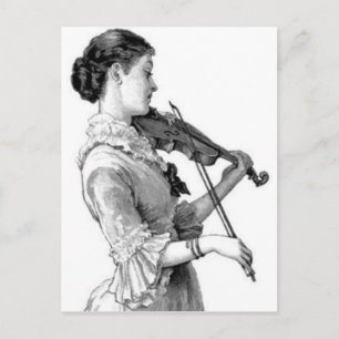 -violist briefkaart