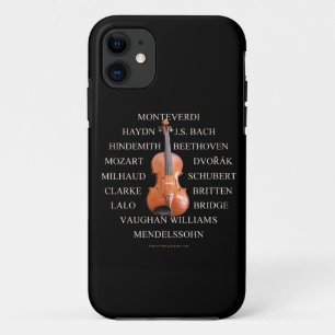 Violist Composers iPhone 11 Hoesje