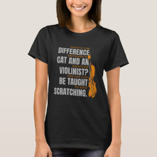 Violist Hilarisch viool T-shirt