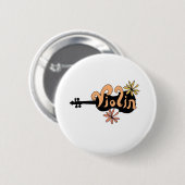 violist ronde button 5,7 cm (Voorkant /achterkant)