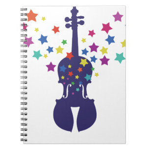 Violn Star Canvas tas, Sleutelhanger of Button Notitieboek