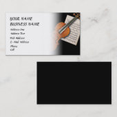 Violon - carte d'industrie musicale (Devant / Derrière)