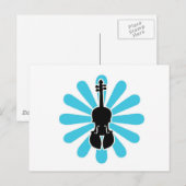Violon Daisy Cartes pour notes (Devant / Derrière)