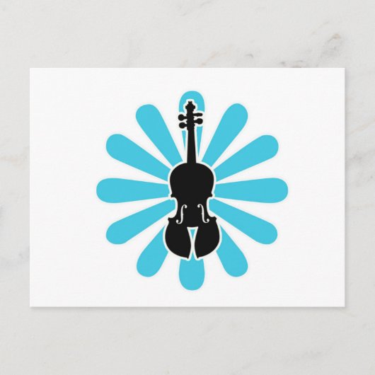 Violon Daisy Cartes pour notes (Devant)