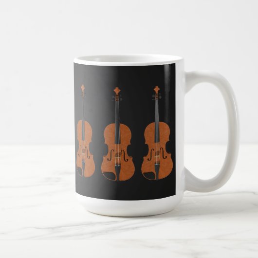 Violon : modèle 3D : Tasse de café (Droite)