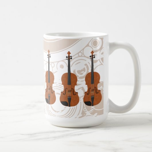 Violon : modèle 3D : Tasse de café (Droite)
