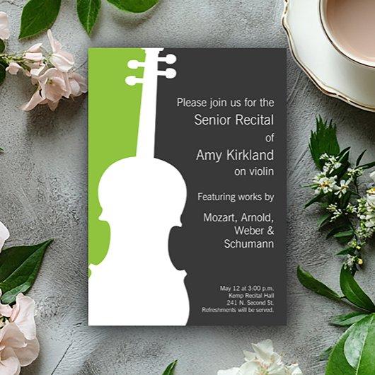 Violon moderne / Viola Considérant Invitation - Ve