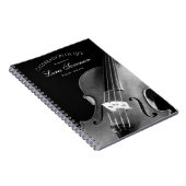 Violon Musicien Célébration de la vie Livre d'invi (Côté Droit)