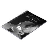 Violon Musicien Célébration de la vie Livre d'invi (Côté gauche)