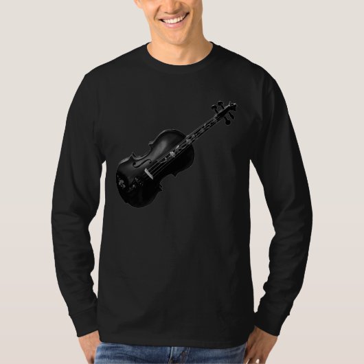 VIOLON NOIR SUR LE NOIR - T-SHIRT (Devant)