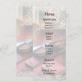 Violon sur le menu Mariage de Credenza (Devant / Derrière)