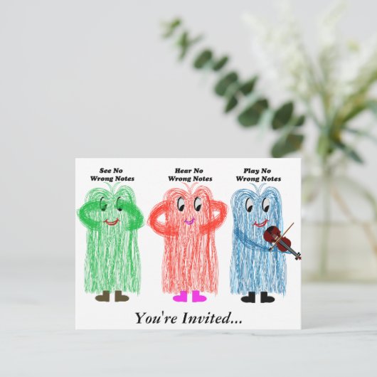 Violon & Viola Considérant / Invitations Concert (Debout devant)