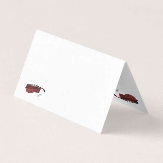 violoncelle de carte de voeux (Back)