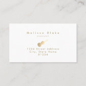 violoniste boho pampas herbe carte de visite (Dos)