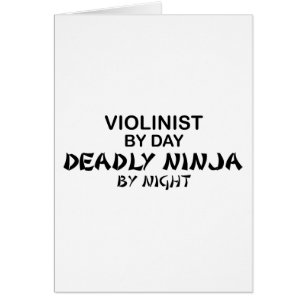 Violoniste Ninja mortel par nuit