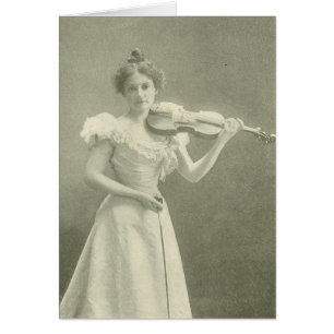 Violoniste victorien (poème à l'intérieur de