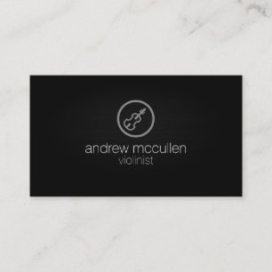 Violoniste violon Icon Musicien Carte de visite