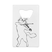 Violoniste Violon instrument de musique chat (Dos)