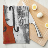 Violons américain MoJo serviette de cuisine (Quart Plié)